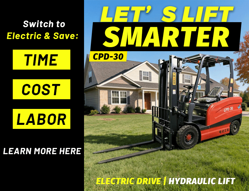 Rough Terrain Electric Forklift 2 detail section