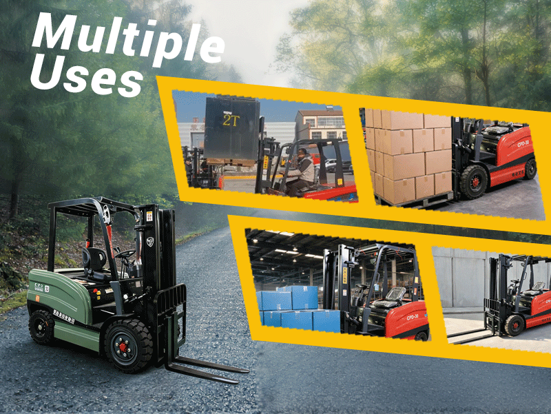 Rough Terrain Electric Forklift 2 detail section