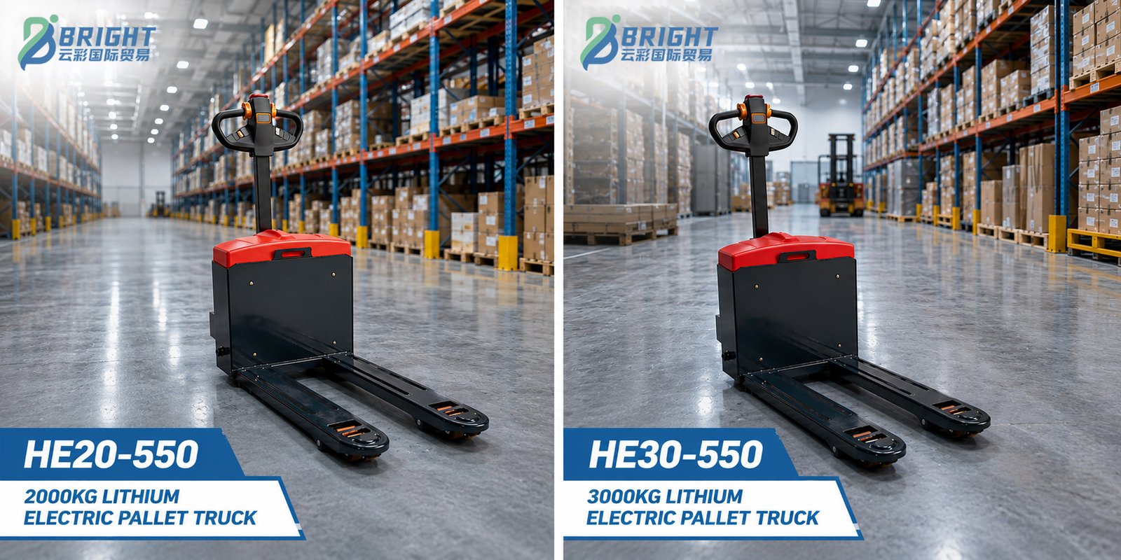 Compact electric pallet truck lineup